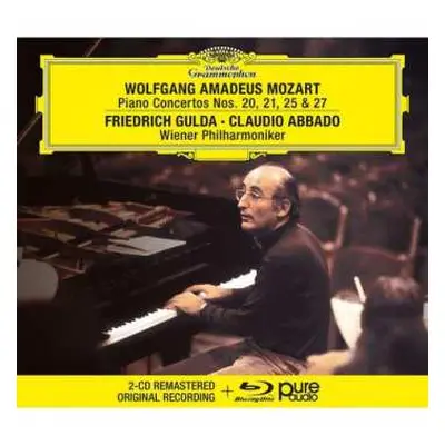 2CD/Blu-ray Wolfgang Amadeus Mozart: Piano Concertos Nos. 20, 21, 25 & 27