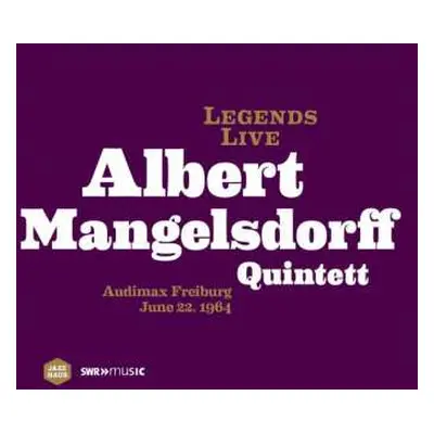 CD Albert Mangelsdorff Quintet: Audimax Freiburg June 22, 1964