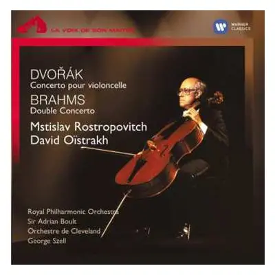 CD David Oistrach: Dvořák Concerto Pour Violoncello - Brahms Double Concerto