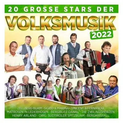 CD Various: 20 Große Stars Der Volksmusik 2022