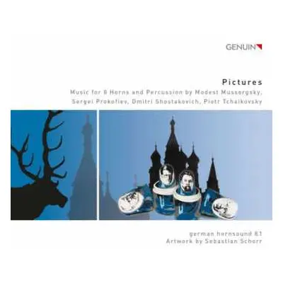 CD Sergei Prokofiev: Pictures (Music For 8 Horns And Percussion) DIGI