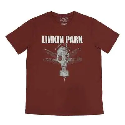 Linkin Park Unisex T-shirt: Gas Mask (medium) M