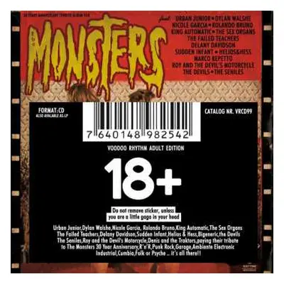 CD Various: 30 Years Anniversary Tribute Album: The Monsters