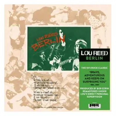 LP Lou Reed: Berlin