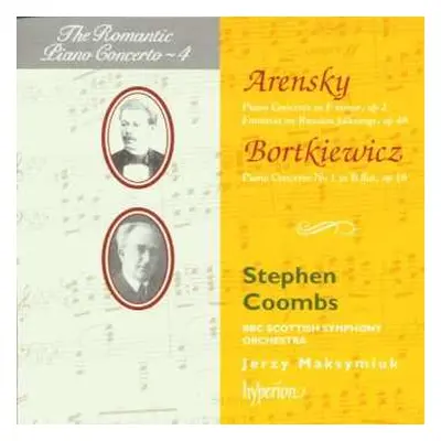 CD Anton Stepanovich Arensky: Piano Concerto In F Minor, Op 2; Fantasia On Russian Folksongs, Op