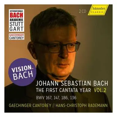 2CD Johann Sebastian Bach: Vision.bach 2 - Bach-kantaten Vom Johannistag Bis 8.sonntag Nach Trin