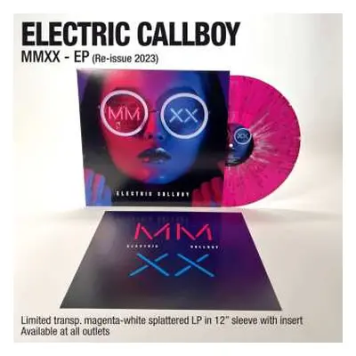 LP Electric Callboy: Mmxx - Ep (limited Edition) (re-issue 2023) (transparent Magenta / White Sp