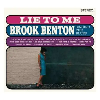 LP Brook Benton: Lie To Me - Brook Benton Singing The Blues LTD