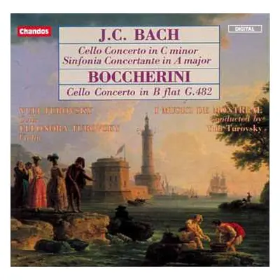 CD Johann Christian Bach: Cello Concertos In C Minor - Sinfonia Concertante In A Major - Cello C