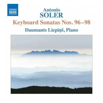 CD Padre Antonio Soler: Keyboard Sonatas Nos. 96 – 98