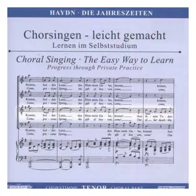 CD Joseph Haydn: Chorsingen Leicht Gemacht:haydn,die Jahreszeiten