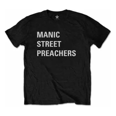 Tričko Block Logo Manic Street Preachers XL