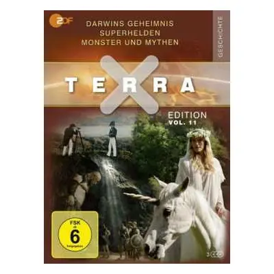 3DVD Various: Terra X Vol. 11: Darwins Geheimnis / Superhelden / Monster Und Mythen