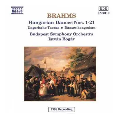 CD Johannes Brahms: Hungarian Dances Nos. 1 - 21