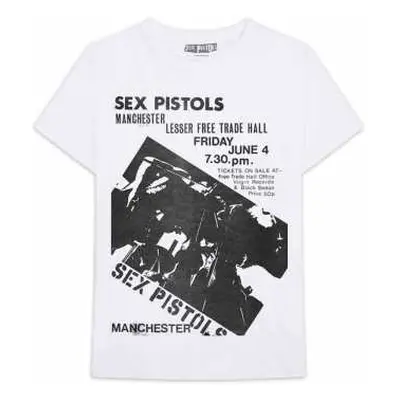 The Sex Pistols Unisex T-shirt: Manchester Flyer (x-small) XS