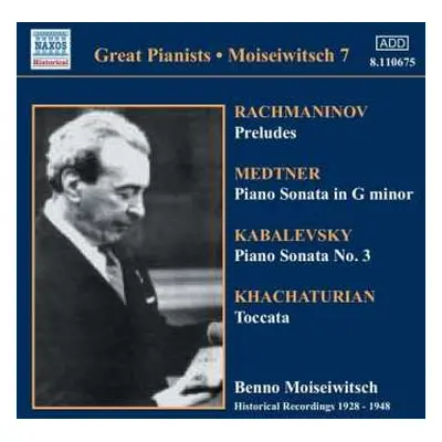 CD Sergei Vasilyevich Rachmaninoff: Moiseiwitsch 7