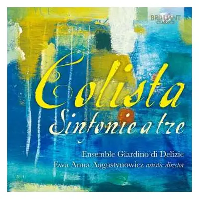 CD Lelio Colista: Sinfonie A Tre