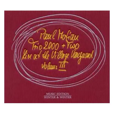 CD Paul Motian: Live At The Village Vanguard Vol. Iii