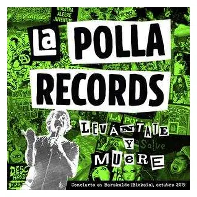 2LP/DVD La Polla Records: Levántate Y Muere