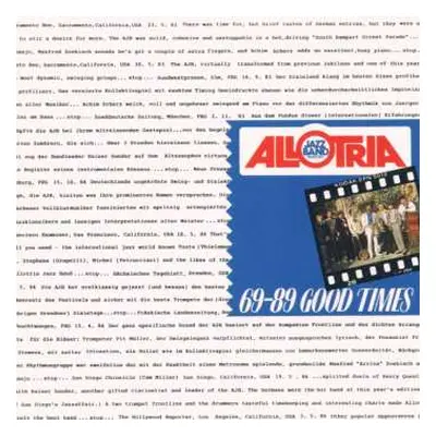 CD Allotria Jazzband München: 69 - 89 Good Times