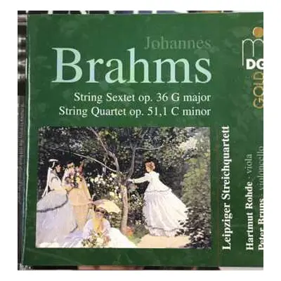 CD Johannes Brahms: String Sextet Op. 36 G Major / String Quartet Op. 51, 1 C Minor