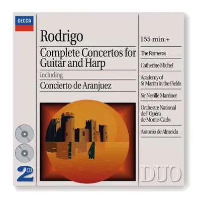 2CD Joaquín Rodrigo: Complete Concertos For Guitar And Harp