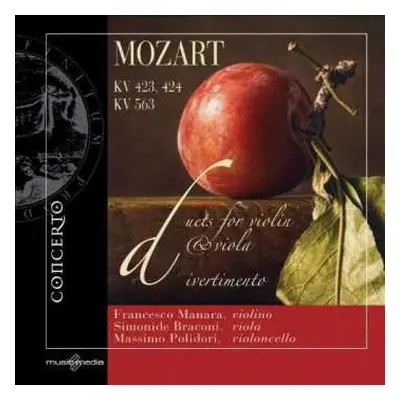 CD Wolfgang Amadeus Mozart: Duos Für Violine & Viola Kv 423 & 424