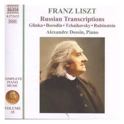 CD Franz Liszt: Russian Transcriptions