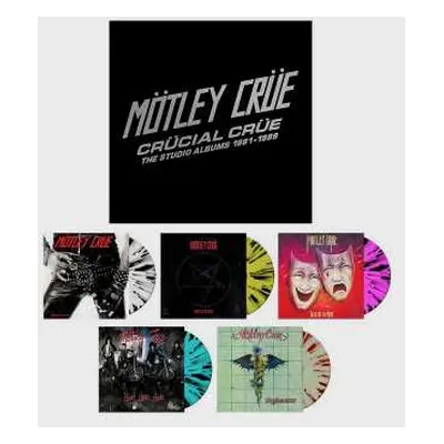 5LP Mötley Crüe: Crücial Crüe: The Studio Albums 1981-1989