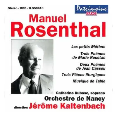 CD Manuel Rosenthal: Musique De Table