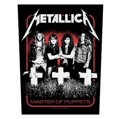 Metallica Back Patch: Master Of Puppets Band