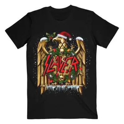 Slayer Unisex T-shirt: Holiday Eagle (x-large) XL