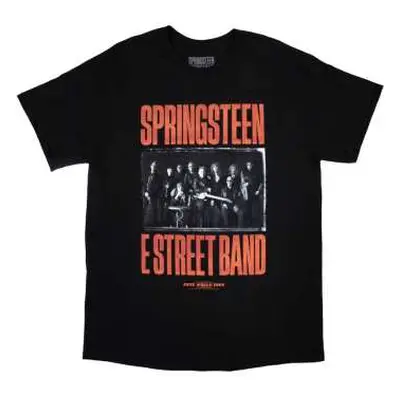 Bruce Springsteen Unisex T-shirt: Tour '23 Band Photo (back Print & Ex-tour) (small) S