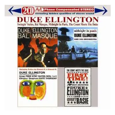 2CD Duke Ellington: 4 Albums: Swingin' Suites / Bal Masque / Midnight In Paris / The Count Meets