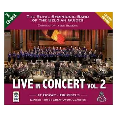 3CD Royal Symphonic Band Of The Belgian Guides: Live In Concert Vol.2