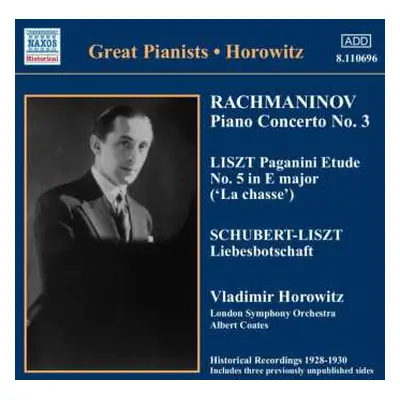 CD Vladimir Horowitz: The First Recordings