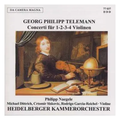 CD Georg Philipp Telemann: Concerti für 1-2-3-4 Violinen