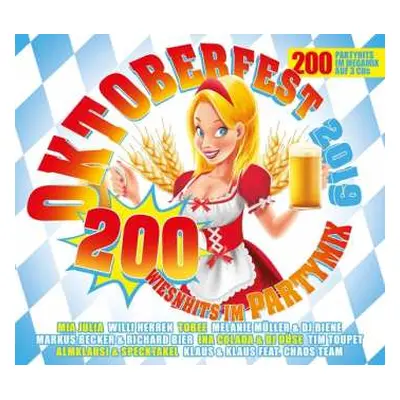 3CD Various: Oktoberfest 2019: 200 Wiesnhits Im Partymix