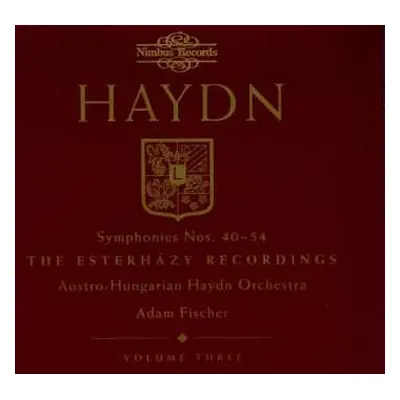 5CD Joseph Haydn: Symphonies Nos. 40-54 - The Esterházy Recordings - Volume Three