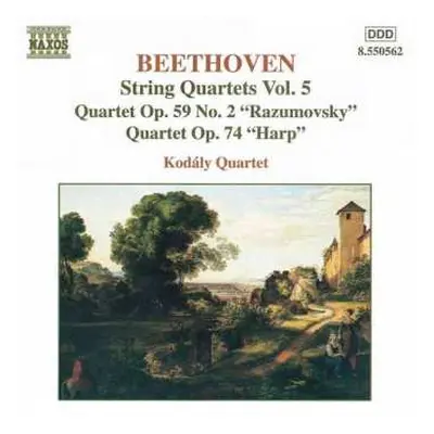 CD Ludwig van Beethoven: String Quartets Vol. 5 - Quartet Op. 59 No. 2 "Rasumovsky" • Op. 74 "Ha