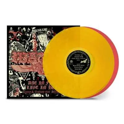 2LP Watain: Die In Fire - Live In Hell (ltd. 2lp/yellow / Red)