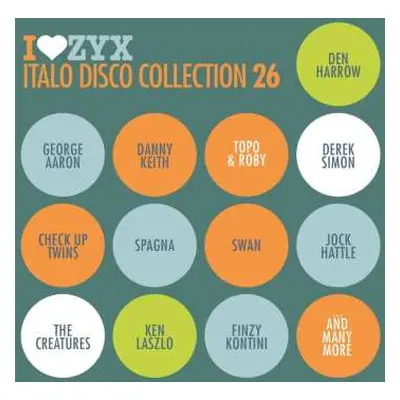 3CD Various: I Love ZYX Italo Disco Collection 26