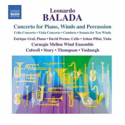 CD Leonardo Balada: Concerto For Piano, Winds And Percussion