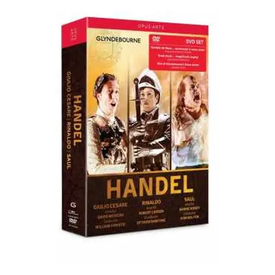 5DVD Georg Friedrich Händel: 3 Opern-gesamtaufnahmen