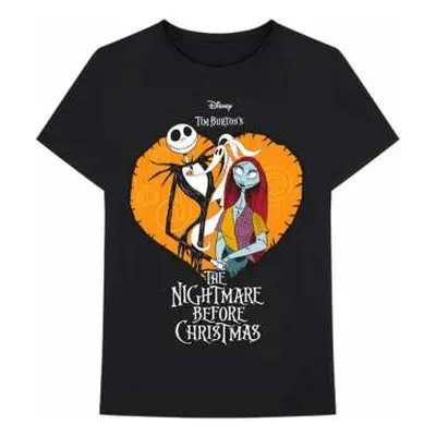 Disney Unisex T-shirt: The Nightmare Before Christmas Heart (small) S