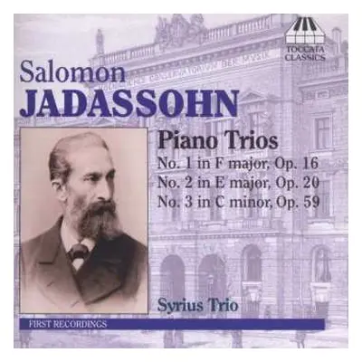 CD Salomon Jadassohn: Piano Trios