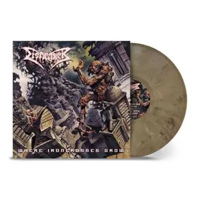 LP Dismember: Where Ironcrosses Grow (ltd.lp/sand Marbled Vinyl)