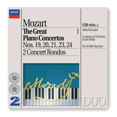 2CD Wolfgang Amadeus Mozart: The Great Piano Concertos Vol. 1