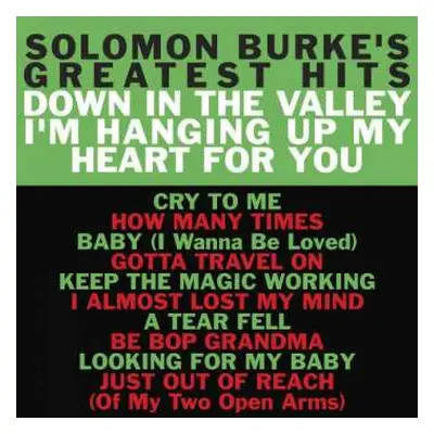 CD Solomon Burke: Solomon Burke's Greatest Hits