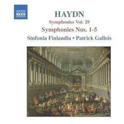 CD Joseph Haydn: Symphonies Vol. 25 – Symphonies Nos. 1-5